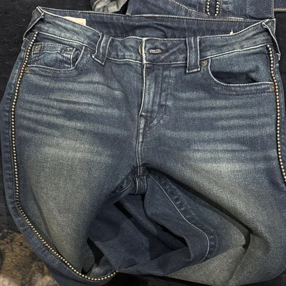 True Religion Dark Blue Denim Jacket and Jeans - Picture 2 of 3